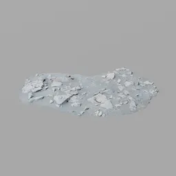 Basalt Rock Volcanic PBR Scan H