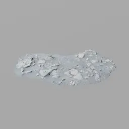 Basalt Rock Volcanic PBR Scan H