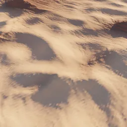 Sand Dunes Landscape Terrain