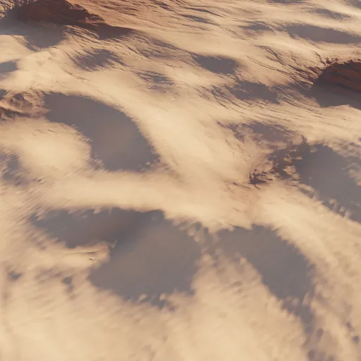 Sand Dunes Landscape Terrain