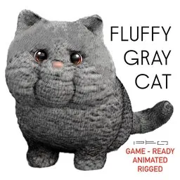 Chubby Stylized Cat