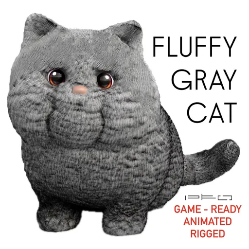 Chubby Stylized Cat