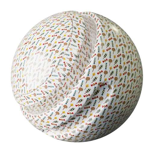 White Sprinkle Wrapping Paper