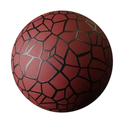 Red abstract network pattern