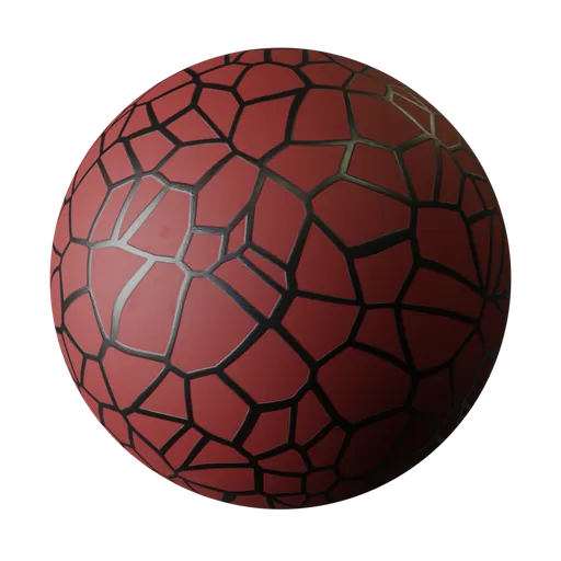 Red abstract network pattern