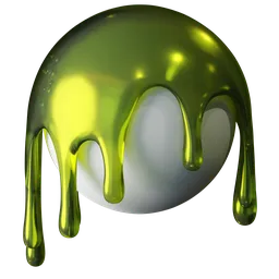 Procedural Pearl  Painted Plastic