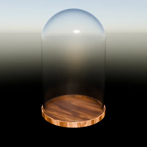Decorative Glass Cover Storage