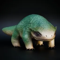 Lizard Creature (Rigged)