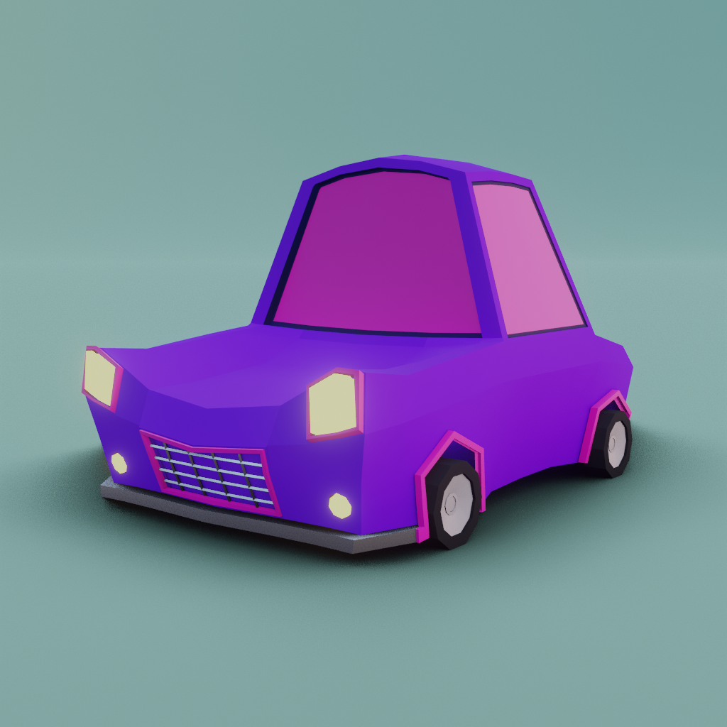 Lowpoly Car | FREE Concept Cars models | BlenderKit