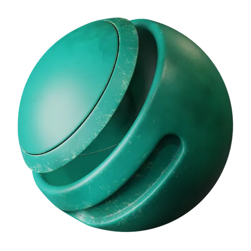 Metal Worn Teal