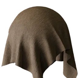 Taupe Pleated Fabric