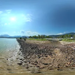 Sea rock cloud bluesky