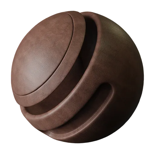 Brown leather