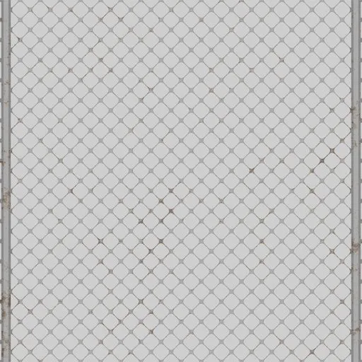 Seamless procedural wire fence PBR texture for Blender 3D with customizable settings.