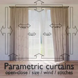 Curtain Parametric READ DESCRIPTION