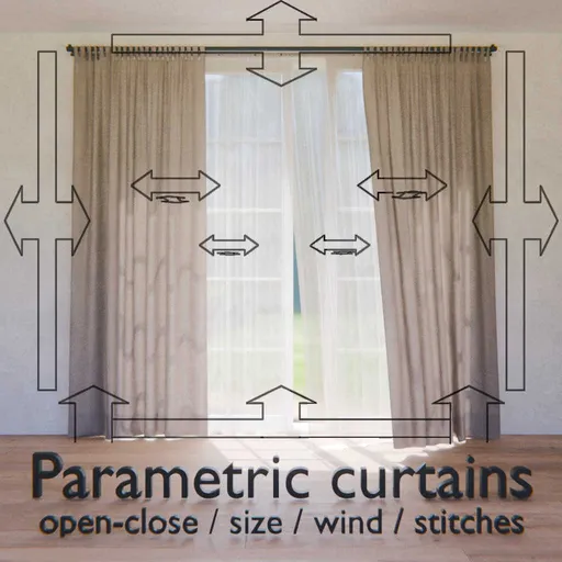 Curtain Parametric READ DESCRIPTION