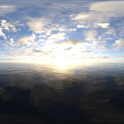 Sunset yellow light 16k