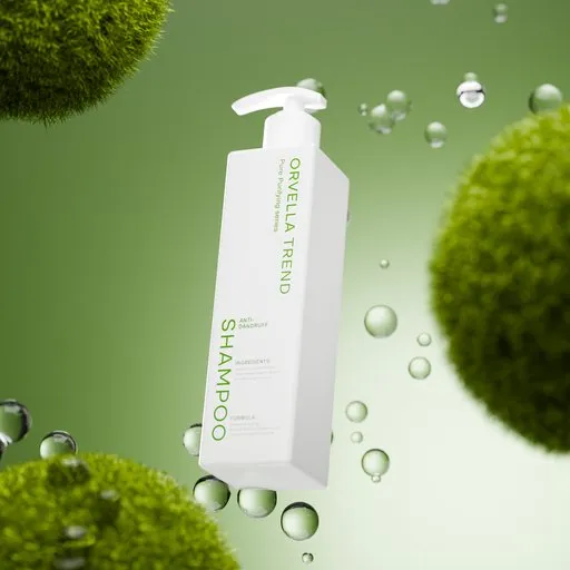 Natural Shampoo Product Scene