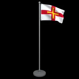 Animated Flag of Guernsey