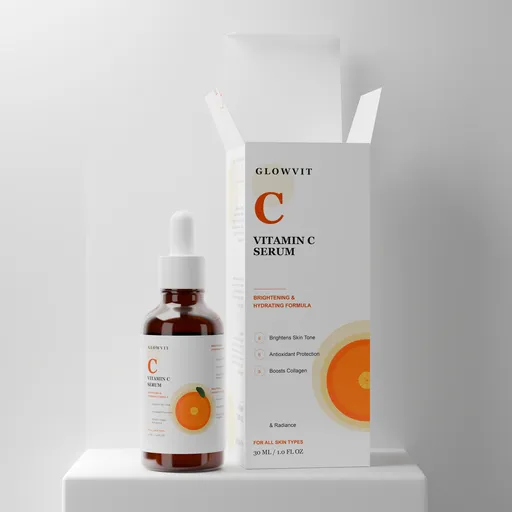 Serum Bottle And Box