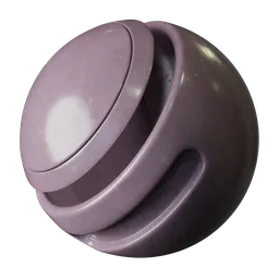 Used scratched red plastic