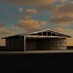 Industrial Hangar Warehouse