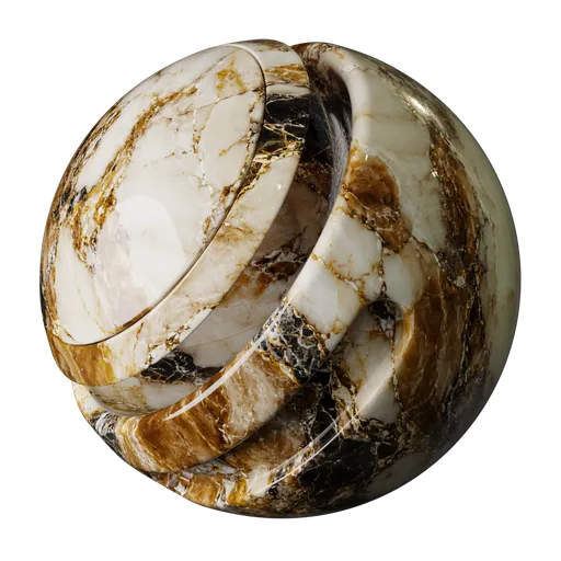 Ivory Champagne Gold Marble