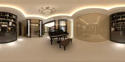 Piano room