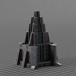 Sci-Fi Mega building