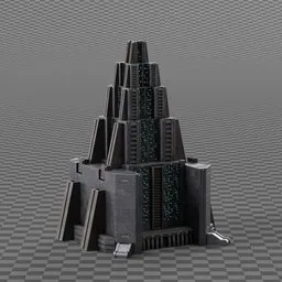 Sci-Fi Mega building