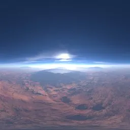 Crater Planet Landscape