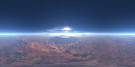 Crater Planet Landscape