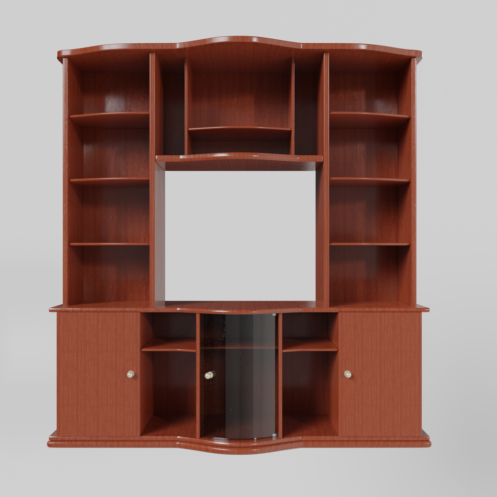 Vintage TV rack from the 90s | FREE Consoles models | BlenderKit