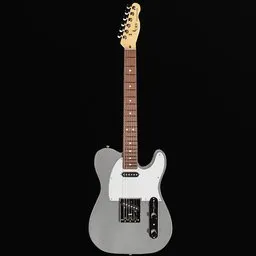 "Get the classic design of the CRV Telecaster 3D model, perfect for guitar enthusiasts and collectors. Featuring vintage-style hardware, sleek curves, and rich tonal quality. Created with Blender 3D and available in the instruments category on BlenderKit."