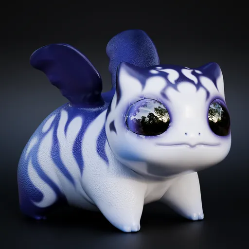 Striped Dragon (Rigged)