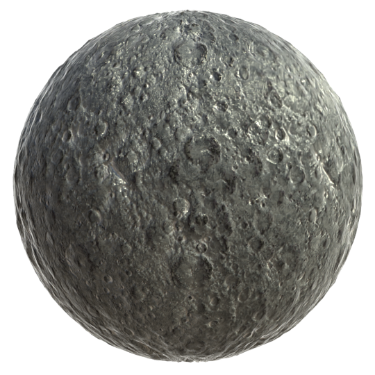 Moon / Asteroid (Edge Emission) 02 | FREE 3D rock materials | BlenderKit