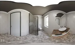 Modern  Minimal Bathroom Interior