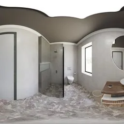 Modern  Minimal Bathroom Interior