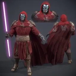 star war Sci-Fi Dark Warrior