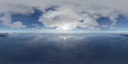 Aerial Mountain Landscape Sunny Day