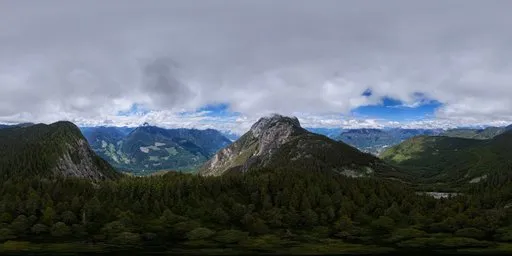 Dramatic Aerial Landscape Clouds