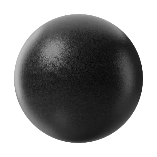 Full Grain Tumbled Black Leather