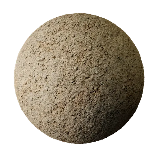 High-resolution 4K PBR dirt ground texture suitable for Blender 3D and other rendering applications.