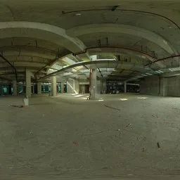 Daytime interior rough space