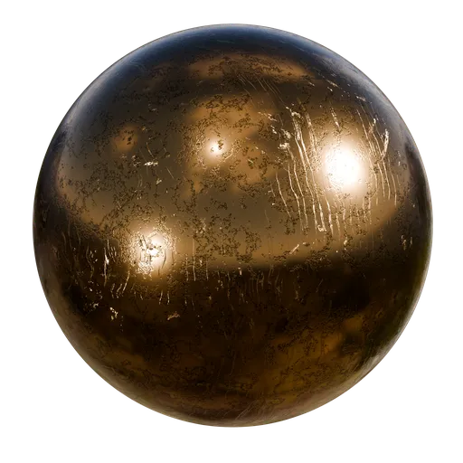 Scratched metal procedural