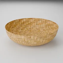 Indian bamboo basket