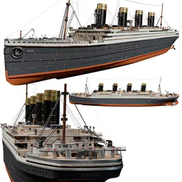 RMS TITANIC game ready