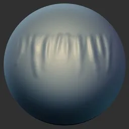 3D sculpting brush creating detailed wrinkles, ideal for fabric effects in Blender 3D models.