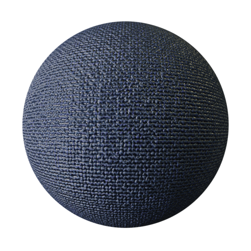 Dark Blue Canvas Fabric PBR Texture Seamless FREE fabric materials