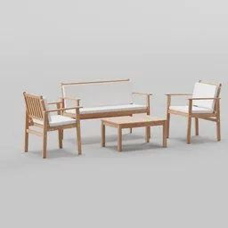 Outdoor table and chair set